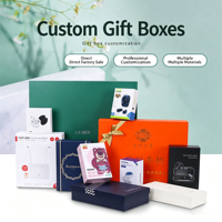 Boîte cadeau rigide personnalisée pour vêtements avec doublure en mousse, impression numérique, thème machine volante, service de personnalisation du logo de marque