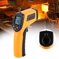 Termómetro Infrarrojo Digital, Pistola de Temperatura para Aceite de Cocina, Pistola Industrial de Alta Temperatura, Termómetro sin Contacto para Barbacoa