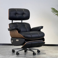 Ensemble de mobilier de bureau exécutif en cuir de qualité commerciale avec structure en bois massif pour un environnement d'entreprise haut de gamme