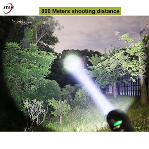 Lampe torche OEM longue portée, torche Taser rechargeable, lampe torche LED puissante 2500Lm 800M, lampe torche portable haute puissance - Product Image 2