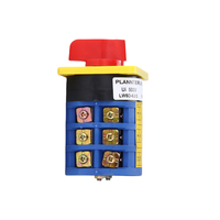LW5-H12 3P 63A 1-0-2 Interruptor Selector Rotativo de Leva IP41 con Rotación de 180°, de Plástico y Metal, para Instrumentos, 690V 100000