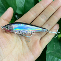 HUIPING – leurre 3D rigide rigide de pêche en eau salée, appât artificiel idéal pour la pêche en mer, 70mm, 7.8g