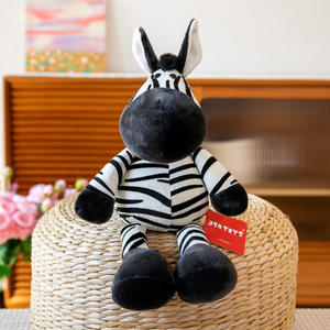 Juego de Juguetes de Peluche Súper Suaves de Animales de la Selva, León, Elefante, Tigre, Jirafa, Animales de Peluche Realistas del Bosque, Colección para Fiestas, Algodón PP - Product Image 6