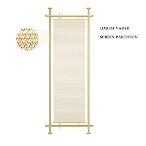 304 acier inoxydable soudage flexion dark vador cloison écran en fer forgé bureau métal Grille <span class=keywords><strong>feu</strong></span> classe A2 - Product Image 3