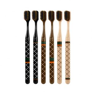 6-piece Gift Box Best-selling <b>Light</b> Luxury HK-1105 Toothbrush Home Use Ultra-fine Neutral Bristles Adult Wide Head High-value - Product Image 5