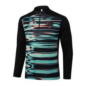 Ensemble d'entraînement Automne-Hiver 24/25 à demi-zip, respirant, séchage rapide, personnalisable avec le nom de l'équipe portugaise - Product Image 1