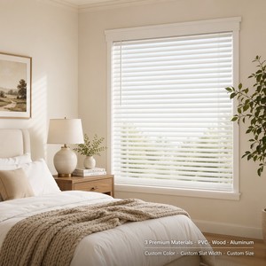 Persianas Venecianas de Madera y Madera Sintética Directas de Fábrica, Revestimientos de Ventanas Hechos a Medida, Servicio OEM ODM para Marcas Globales - Product Image 4