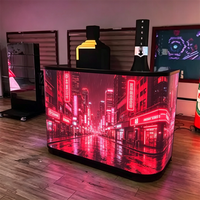 Prix d'usine – Écran LED GOB d'intérieur P2.5 P2 P1.86 sur mesure pour table de DJ, idéal pour clubs exclusifs – Affichage LED portable pour comptoir d'accueil