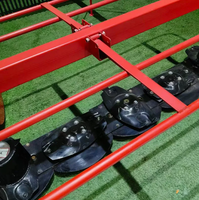 Faucheuse multi-disques YCM pour tracteurs, entraînée par prise de force, suspension à ressorts pour un levage facile et rapide