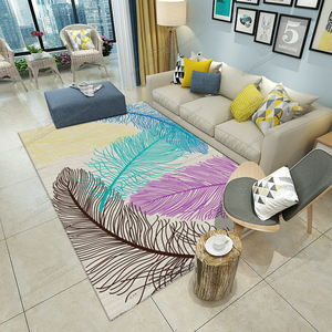 พรมโต๊ะกาแฟและชาแบบทันสมัยพรมพิมพ์สีพื้นที่ขนาดใหญ่พรมห้องซักเครื่องทำสำหรับใช้ตั้งแคมป์ - Product Image 4