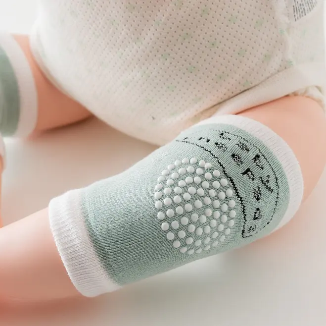 Grosir paket kaus kaki anti selip bayi dengan pegangan kaus kaki katun organik netral untuk bayi anak kecil perempuan anak laki-laki