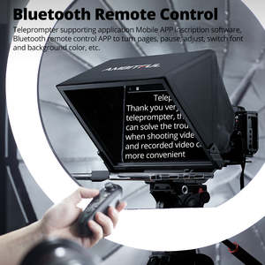 Teleprompter Portátil Profesional AMBITFUL T14 para Cámaras DSLR y Teléfonos Móviles, Accesorios para Estudio Fotográfico y Video en Vivo - Product Image 5