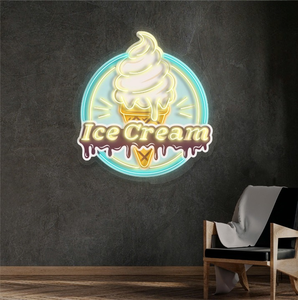 Summer Ice Cream Led <b>Neon</b> <b>Sign</b> Custom Led <b>Neon</b> <b>Sign</b> Outdoor <b>Sign</b> for Advertising Marketing <b>Wall</b> Decor - Product Image 6