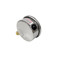 AKS 63mm Semi-Steel Pressure Gauge 0-16 Bar 0-230 PSI 1/4 NPT Bottom Connection Bourdon Tube Industrial Pressure Meter