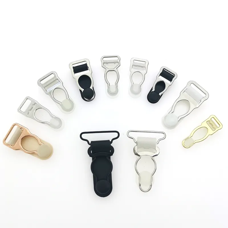 Metal Suspender Clips Wholesale High-Quality Sexy Lingerie Accessories Garter Clip Buckle Metal Gold Copper Suspender Clip