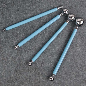 Dụng cụ Làm gốm mềm bằng đất sét siêu nhẹ bốn mảnh đặt thanh sắt khắc dao để điêu khắc khắc cho thợ gốm nghệ sĩ - Product Image 2