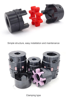 Support OEM personnalisable Accouplement d'arbre moteur LX/XL Accouplement d'arbre à mâchoire en caoutchouc élastique Joint de transmission en acier Options flexibles