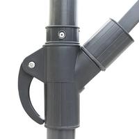 Parasol de jardin cantilever JLL imperméable avec manivelle pour balcon, piscine, café, terrasse, style banane