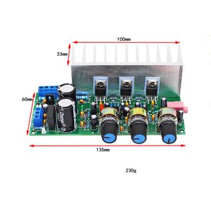 Placa amplificadora de Subwoofer superpesada TDA2050 + TDA2030 de alta potencia 2,1 para sistema de sonido doméstico - Product Image 3