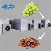 Industriële lade-type dadelpalm droogmachine met PLC temperatuurregeling voor uniform drogen van verse dadels, geen scheuren.