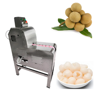 Roestvrijstalen Longan Kern Verwijderen Lychee Longan Peeling Shell Ontpit Machine Longan Dunschiller Beschietingsmachine