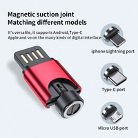 Vente en gros adaptateur portable USB type-c avec conception rotative matériau en nylon charge rapide pour Android et ordinateur/scanner de codes à barres