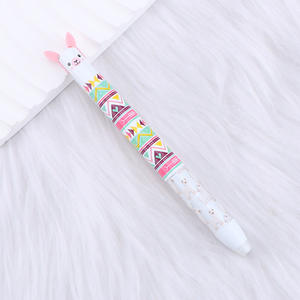 Penne Gel Cancellabili Bicolore Multicolore in Plastica con Design Carino a Forma di Tigre, Scimmia, Ape, Orecchie di Elefante per Studenti, Scuola e Ufficio - Product Image 3