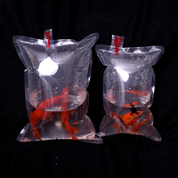 Sac à oxygène gonflable et respirant, étanche et robuste, pour le transport longue distance de poissons ornementaux vivants