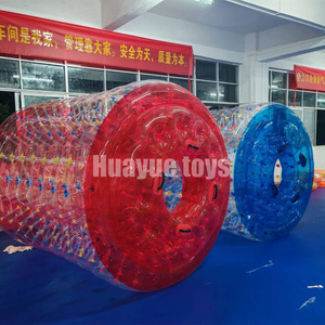 HUAYUE parque acuático colorido al aire libre 2,2*2M rodillo de agua inflable juegos flotantes <span class=keywords><strong>rueda</strong></span> rodante para adultos y niños - Product Image 5