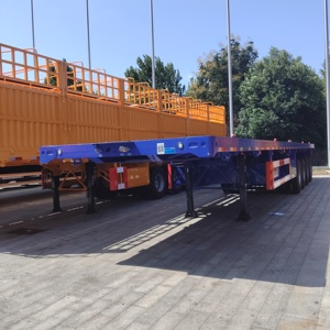 Semirremolque de 3 Ejes, 60 Toneladas, Resistente a la Corrosión, Plataforma para Contenedores de 20 y 40 Pies con Cierre - Product Image 5
