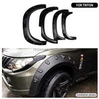 Offre Spéciale – Élargisseurs d'ailes KQD pour voiture, en plastique ABS noir mat, style fin, installation facile, lot de 4
