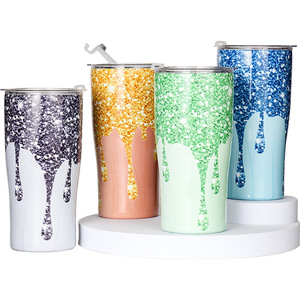 Stainless Steel Tumbler 20Oz <b>Double</b> <b>Wall</b> Insulated Travel <b>Mug</b> With Lid And Straw For Outdoor Use - Product Image 1