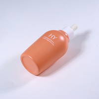 Flacon compte-gouttes en verre transparent vide pour sérum et crème visage, avec pipette, 120 ml, 100 ml, 40 ml, marque privée