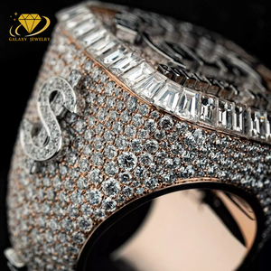 Bague de championnat avec logo personnalisé Bagues en diamant moissanite personnalisées pour hommes avec lettre de baseball et de <span class=keywords><strong>basket</strong></span>-ball - Product Image 3