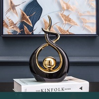 Nouvelle conception 2022 : Décoration de luxe en céramique Art Déco, gravée, pour armoire ronde, porche, artisanat, anniversaire, maison, bureau, hôtel