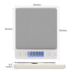 <span class=keywords><strong>Balance</strong></span> numérique électronique portable <span class=keywords><strong>de</strong></span> <span class=keywords><strong>cuisine</strong></span> 500g x 0.01g avec écran LCD en acier inoxydable pour supermarché et bijoux - Product Image 6