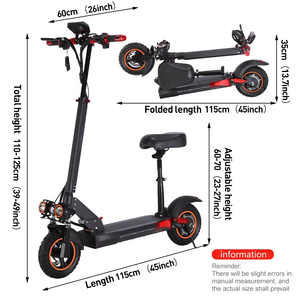 Meilleur <span class=keywords><strong>prix</strong></span> Nouveau modèle Trottinettes électriques tout-terrain 10 pouces avec grand écran pour adultes, deux roues, moteur brushless 500W/800W - Product Image 3