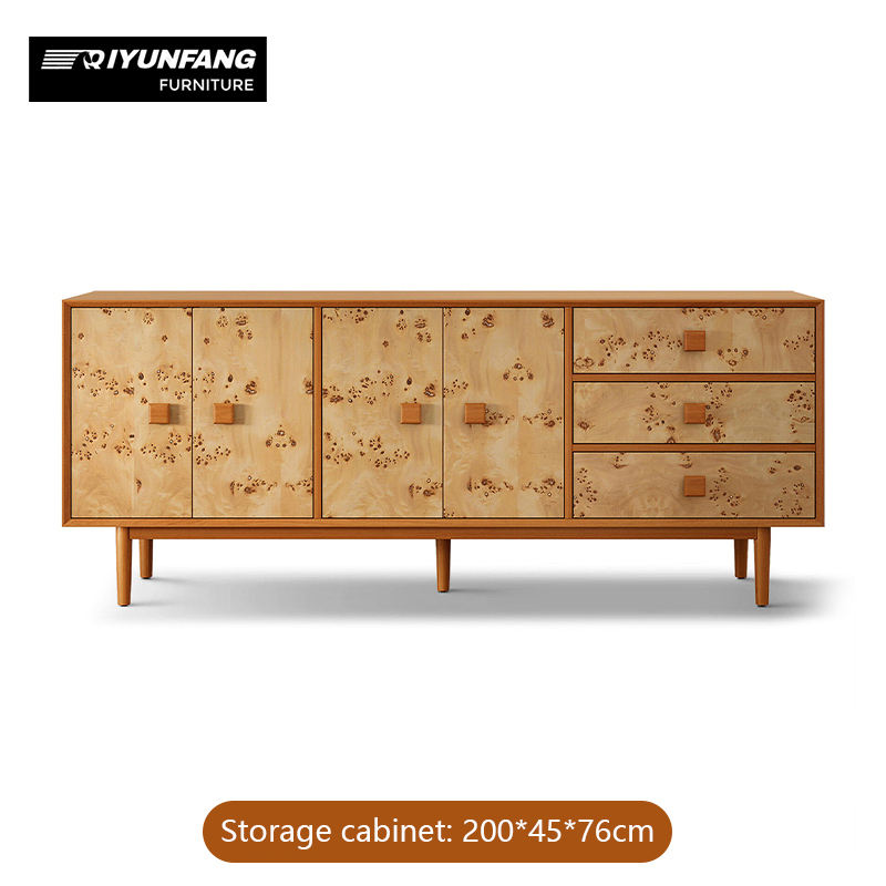 Four 2-drawer storage cabinets