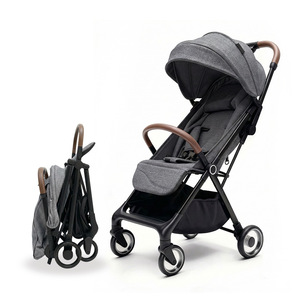 Kereta Dorong Bayi Aluminium Alloy Langsung dari Pabrik, Bisa Duduk Rebah, Lipat Satu Sentuhan, Ringan, Untuk Perjalanan Semua Musim, Bantu Bayi Berjalan - Product Image 2