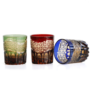 Verres à <span class=keywords><strong>whisky</strong></span> de style japonais Edo Kriko, nouveau design, gravure à la main, <span class=keywords><strong>verre</strong></span> à liqueur noire, gravure de couleur, <span class=keywords><strong>verre</strong></span> à <span class=keywords><strong>whisky</strong></span> - Product Image 5