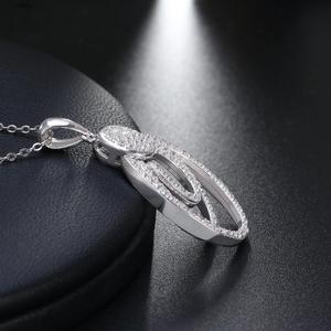 RINNTIN SS67 diseños de moda nuevo modelo de plata 925 de joyería fina pendientes y collares conjunto de joyas - Product Image 2