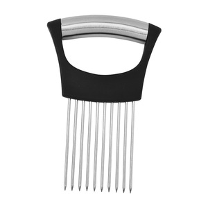 Soporte para Rebanar Cebolla <span class=keywords><strong>de</strong></span> Acero Inoxidable 430, Cortador <span class=keywords><strong>de</strong></span> Cebolla y Limón, Cortador <span class=keywords><strong>de</strong></span> Vegetales, Herramienta Auxiliar para Rebanar, Utensilio <span class=keywords><strong>de</strong></span> <span class=keywords><strong>Cocina</strong></span> para el Hogar - Product Image 4
