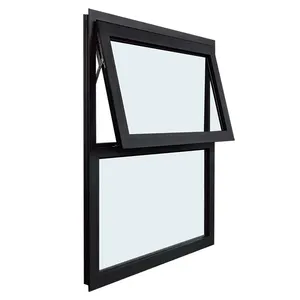 Top Quality Awning+Fixed aluminium Window German Origin Made Hardware Villa Home Manual Aluminum awning window