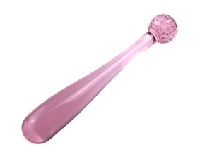 Nuevo y sensual tapón anal de cristal rosa con forma de espiga de maíz, pequeño, para masturbación femenina, juguete sexual. - Product Image 5