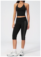 Vêtements de sport modestes pour femmes : Débardeur d'entraînement, Ensemble pantalon capri et Pantalon droit