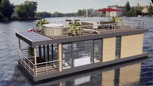 YAMANE 11.6m 38ft Nouvelle Conception <span class=keywords><strong>Bateau</strong></span>-Maison Flottant en Aluminium en Promotion - Product Image 2