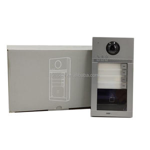 แอปควบคุมมือถือ 4 ปุ่ม ชุดอุปกรณ์ควบคุมประตูวิลล่าโลหะ DS-KV8413-WME1 กล้องอินเตอร์คอมวิดีโอ IP ของ Hik พร้อมกริ่งประตู - Product Image 3