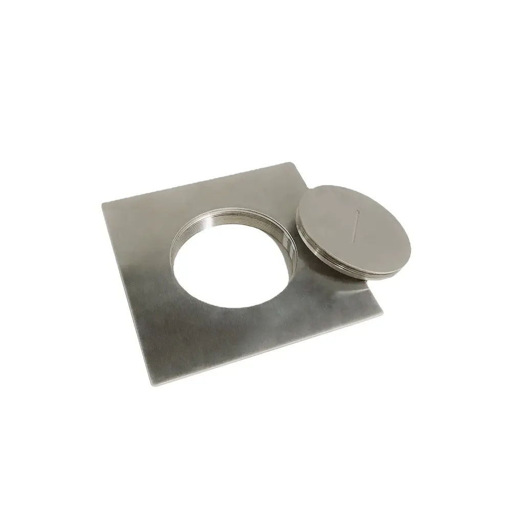 High Quality SUS 304 316 Factory Price Dual-Use Brushed Finish SS Floor Trap Cleanout for Checking Use