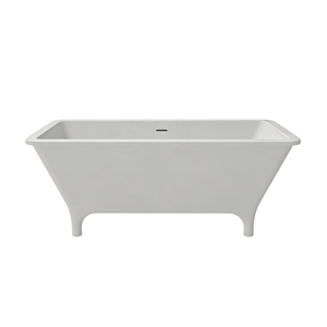 <span class=keywords><strong>Bañera</strong></span> Acrílica Moderna Independiente de 1.6m, Blanca Brillante, Minimalista, Profunda, <span class=keywords><strong>con</strong></span> <span class=keywords><strong>Patas</strong></span> Curvas Elegantes <span class=keywords><strong>para</strong></span> <span class=keywords><strong>Baño</strong></span> - Product Image 5