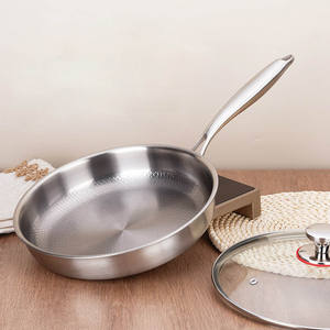 Sartén y Olla <span class=keywords><strong>de</strong></span> <span class=keywords><strong>Titanio</strong></span> Sin Recubrimiento <span class=keywords><strong>de</strong></span> 26/28/30/32 cm, Ecológica, para Senderismo y Camping al Aire Libre, con Tapa <span class=keywords><strong>de</strong></span> Vidrio - Product Image 4